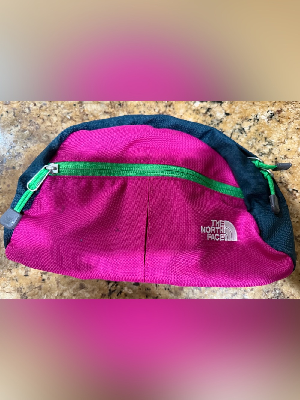 The North Face Lumbar Belt Bag Fuchsia Pink Navy Green Adjustable Waist Pack